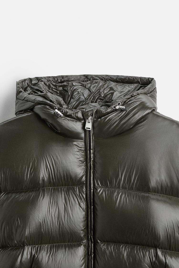 Riven Glossy Puffer Jacket | Weather-Ready Puffer