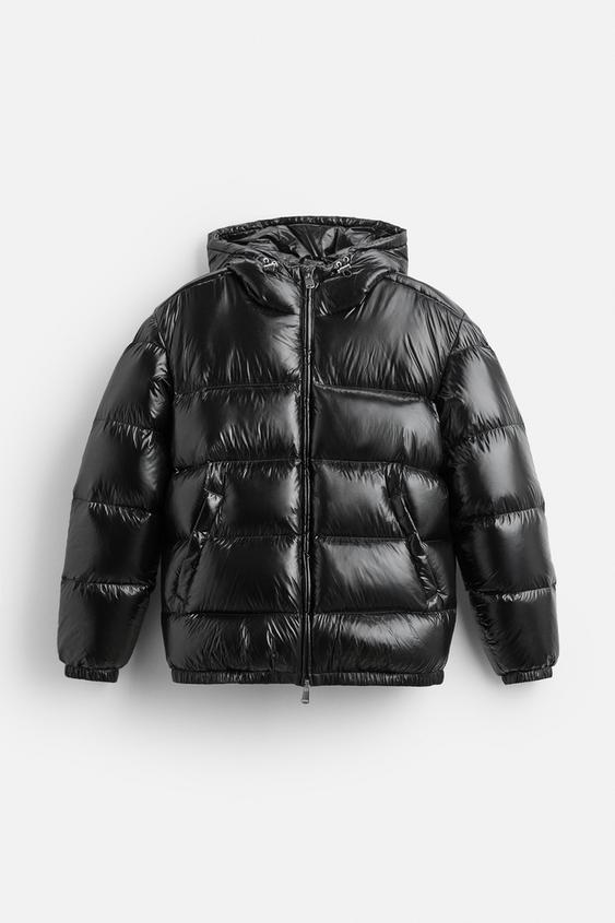 Riven Glossy Puffer Jacket | Weather-Ready Puffer