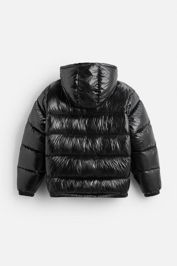 Riven Glossy Puffer Jacket | Weather-Ready Puffer