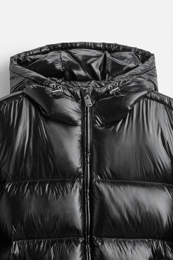 Riven Glossy Puffer Jacket | Weather-Ready Puffer