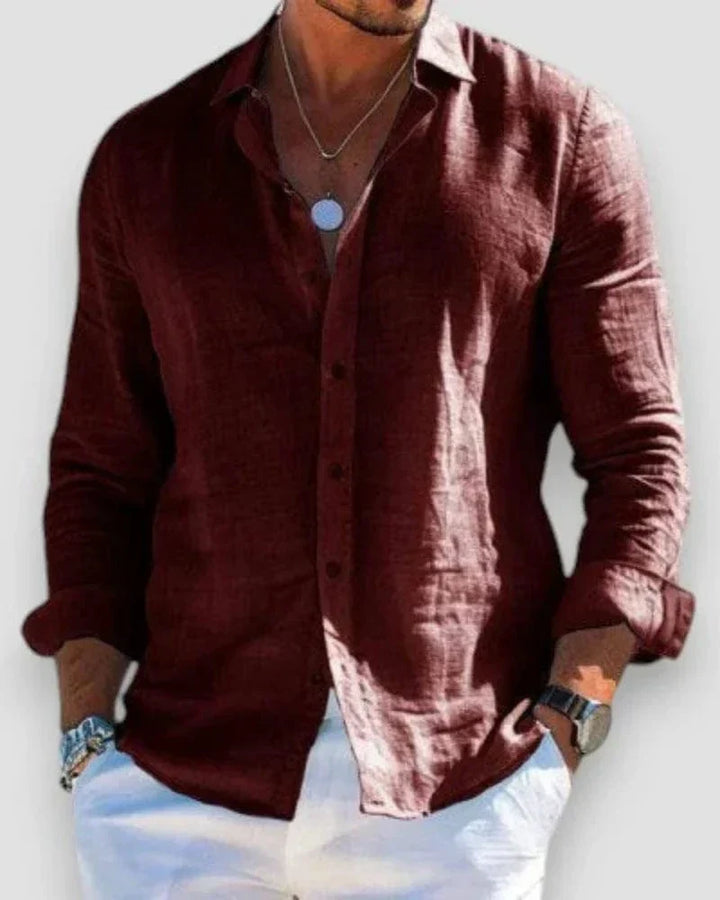 Adrian | Relaxed Coastal Button-Up Shirt