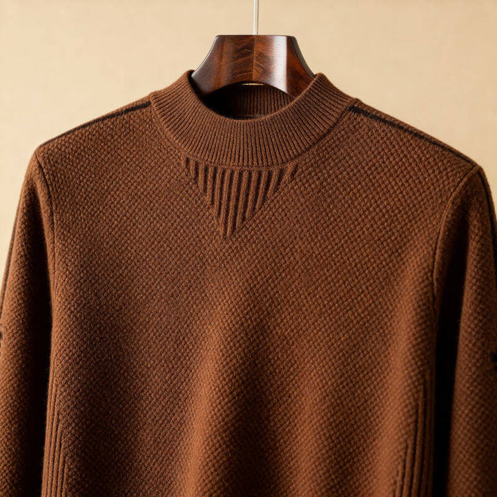 Marcel Textured Knit Sweater | Men’s Modern Refined Knitwear