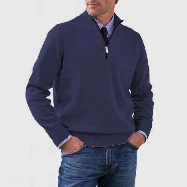 Rylan Quarter-Zip Knit Sweater | Men’s Smart Casual Layer