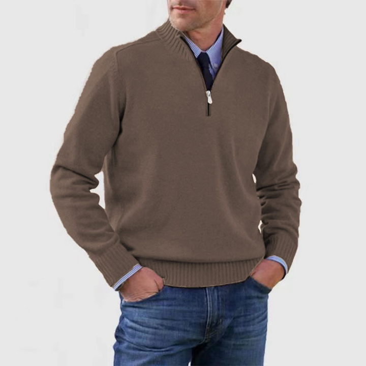 Rylan Quarter-Zip Knit Sweater | Men’s Smart Casual Layer