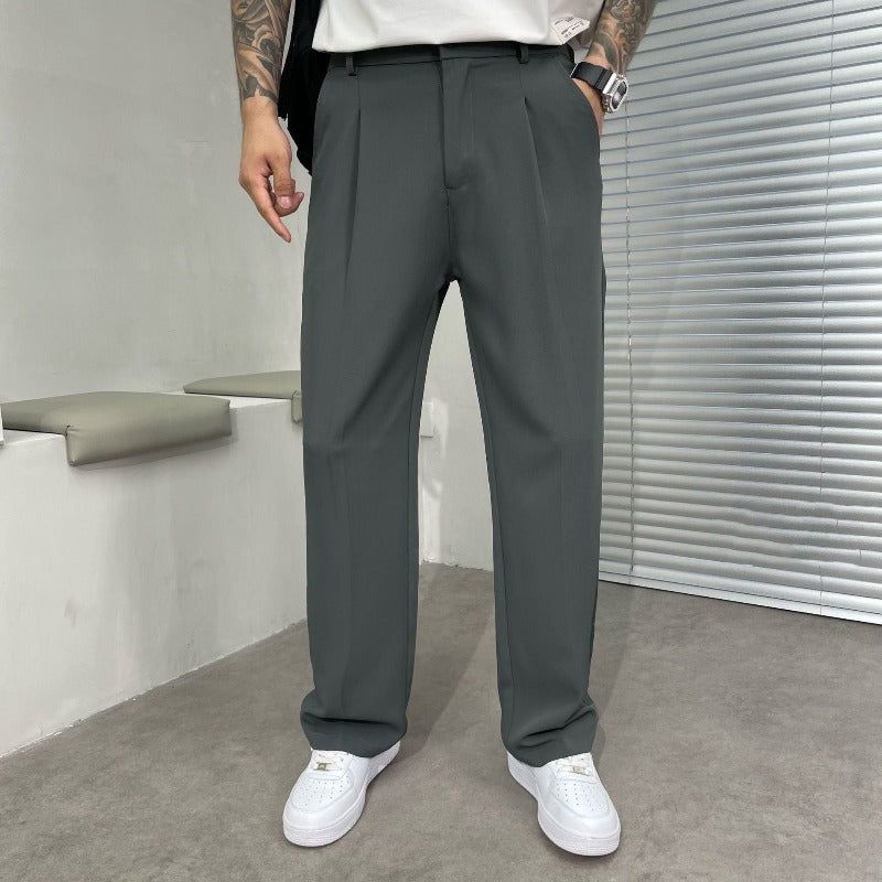 Daren Relaxed Pleated Trousers | Men’s Modern Smart Wear