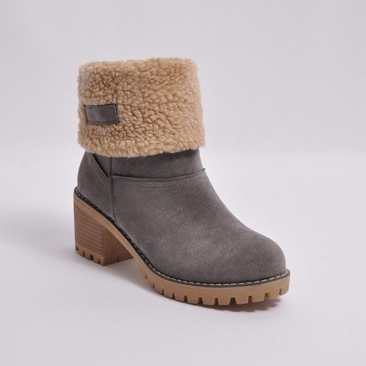 Fur-Lined Ankle Boots | Cosy Winter Outfit