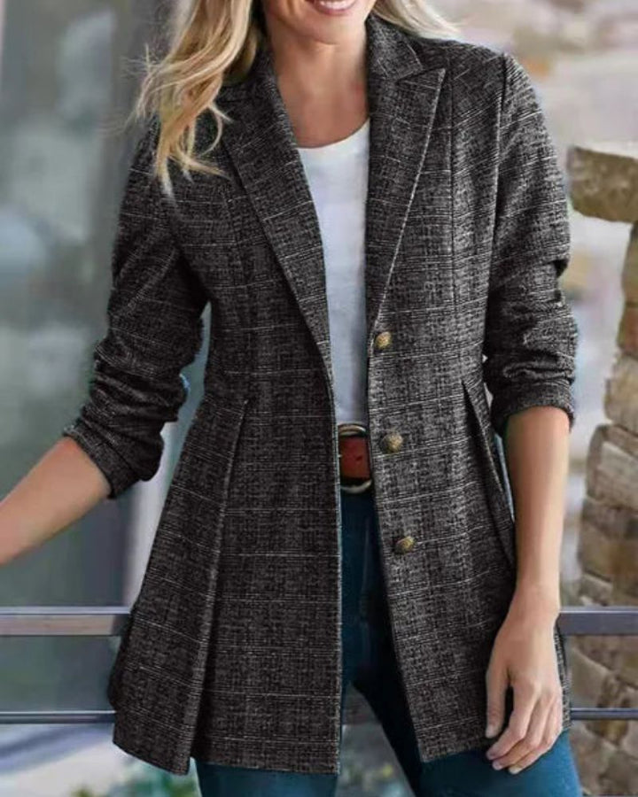 Women’s Textured Button Blazer | Refined Everyday Outerwear
