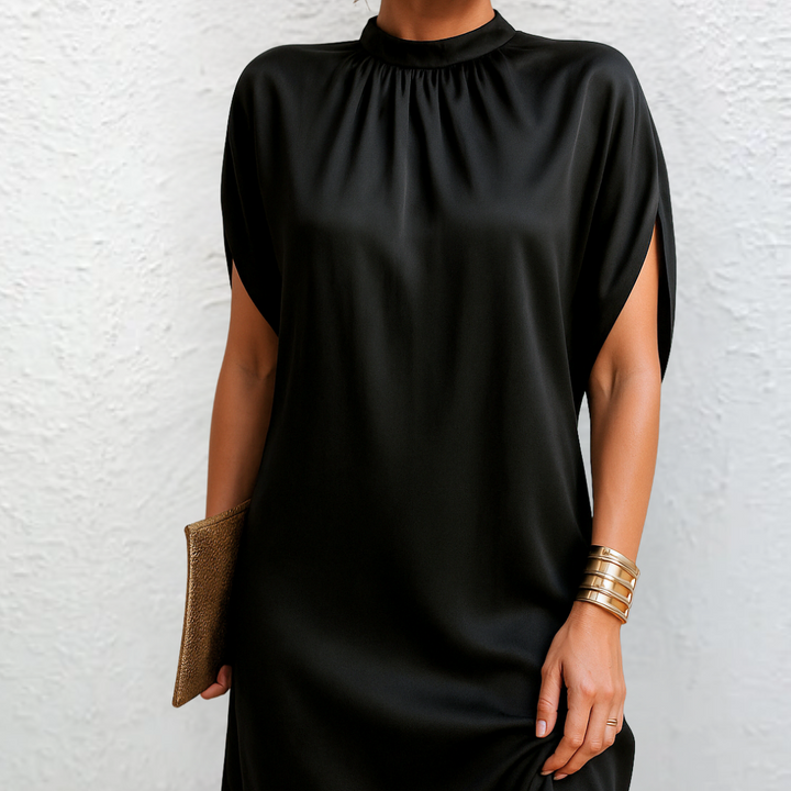 Marcele Draped Dress | Modern Evening Style