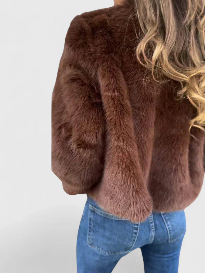 Women’s Plush Zip Jacket | Cozy Statement Outerwear