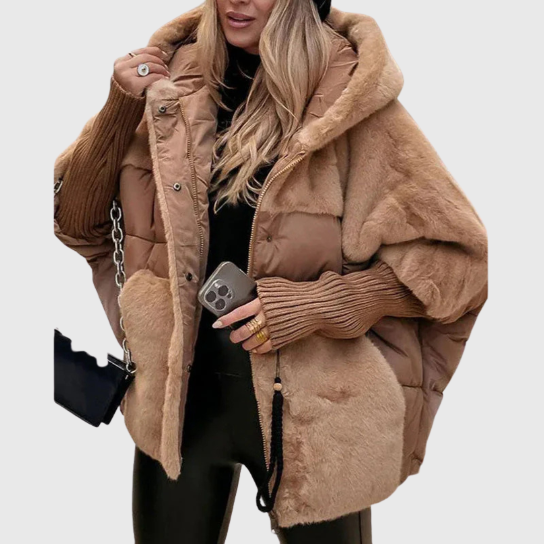 Averelle Plush Hooded Coat | Women’s Luxe Winter Warmth
