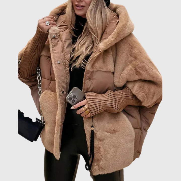 Averelle Plush Hooded Coat | Women’s Luxe Winter Warmth