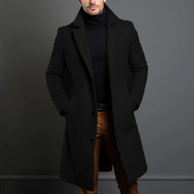 Elias Essential Overcoat | Modern Refined Style