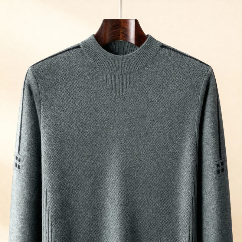 Marcel Textured Knit Sweater | Men’s Modern Refined Knitwear