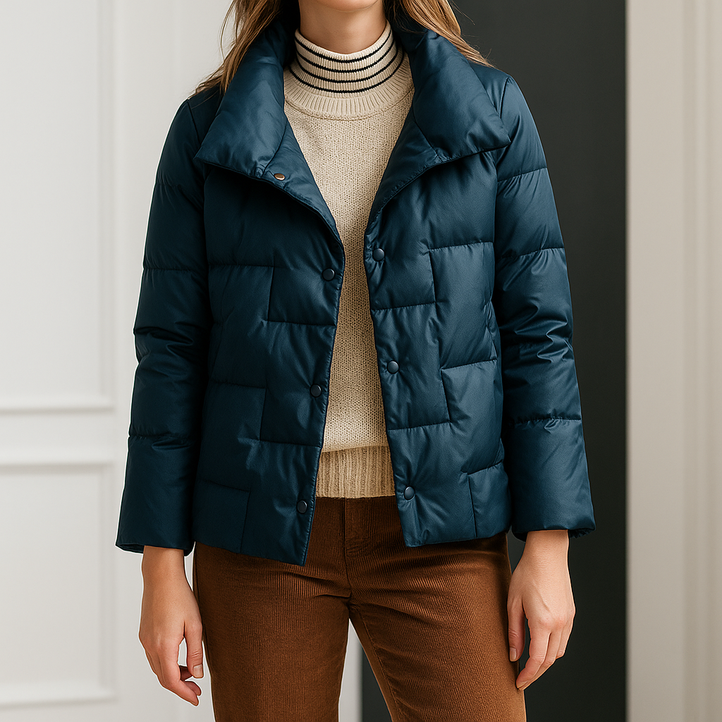 Aurelyn Short Puffer Jacket | Women’s Modern Winter Layer