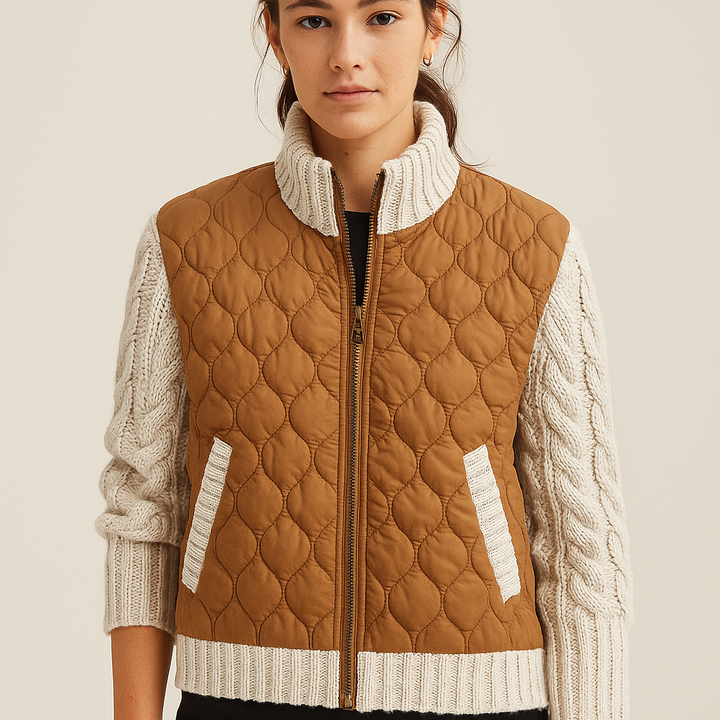 Sofia Hybrid Knit Jacket | Women’s Modern Cozy Layer