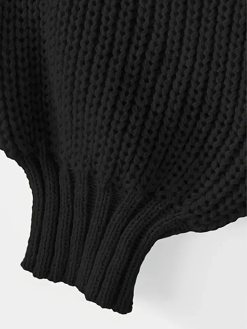 Elowen Cropped Knit Jumper | Modern Minimalist Style