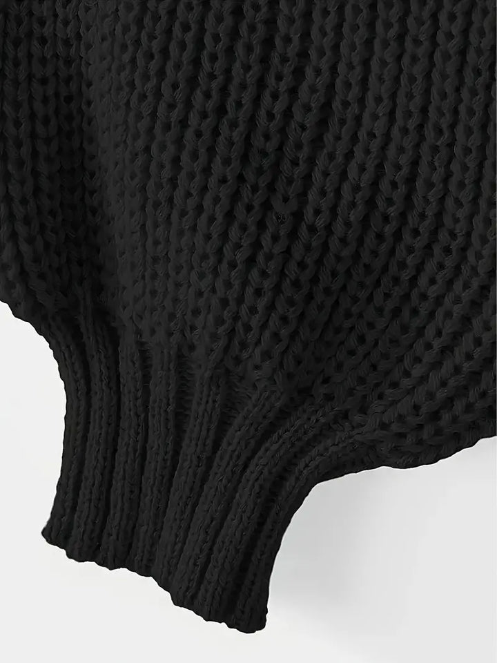 Elowen Cropped Knit Jumper | Modern Minimalist Style