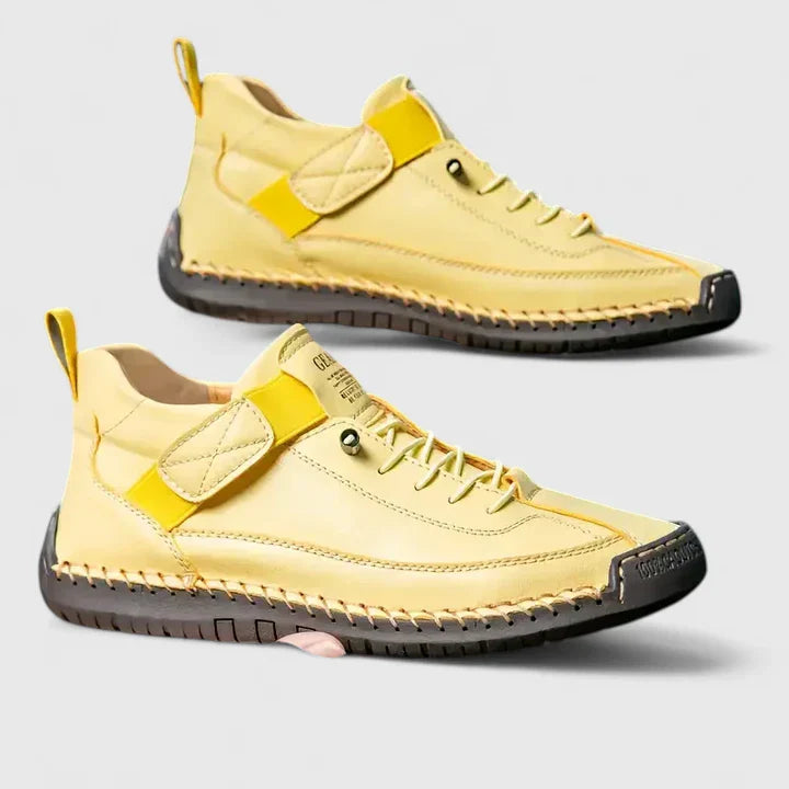 Orthopaedic Stitched Strap High-Top Sneakers