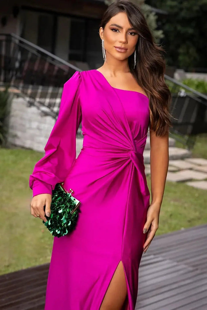 Seraphine One-Shoulder Evening Gown | Elegant Occasion Wear