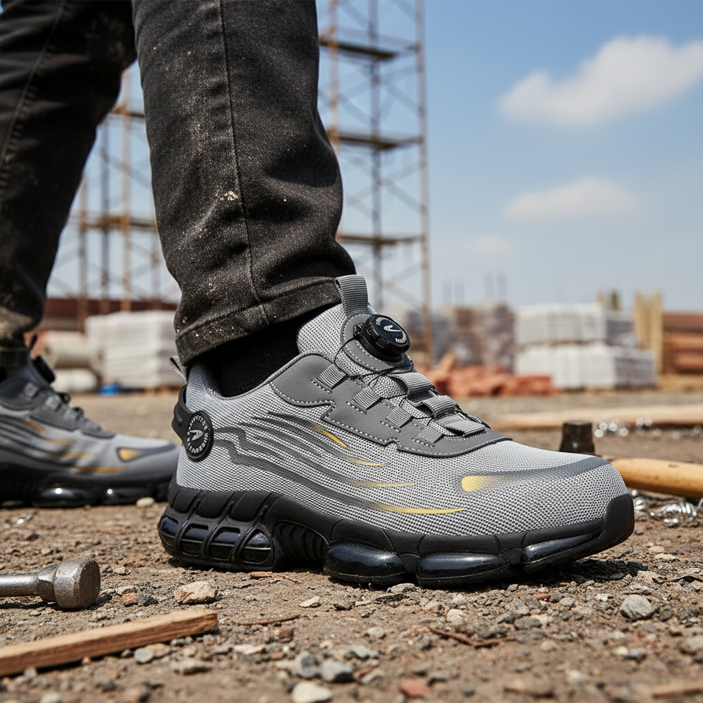 Kavero Heavy-Duty AirCush Sneakers | Men’s Work & Outdoor Comfort