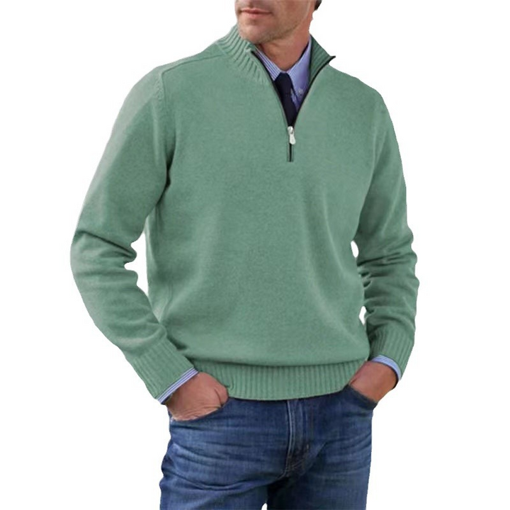 Rylan Quarter-Zip Knit Sweater | Men’s Smart Casual Layer