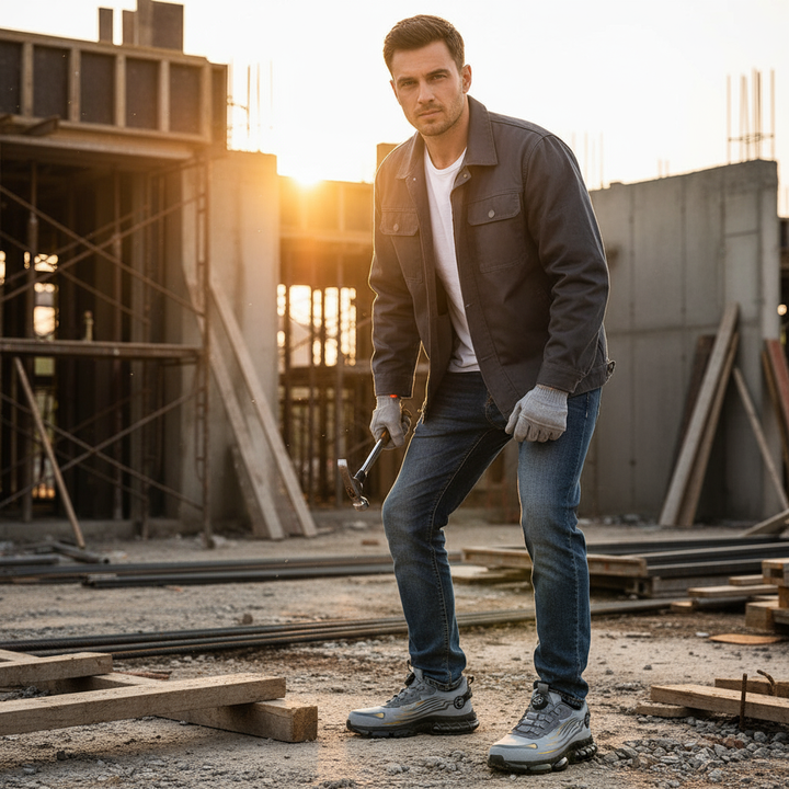 Kavero Heavy-Duty AirCush Sneakers | Men’s Work & Outdoor Comfort
