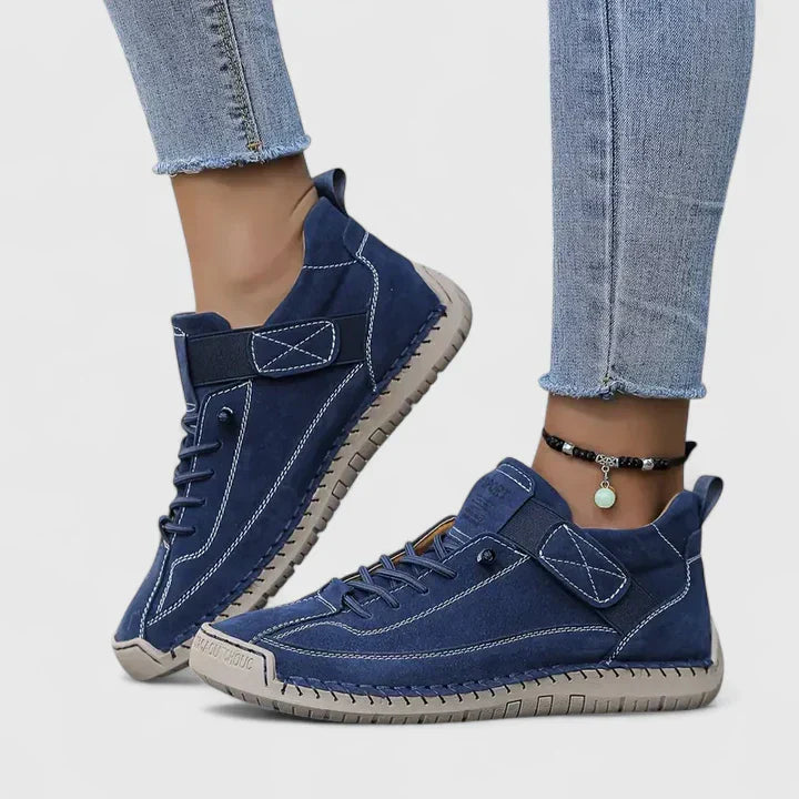 Orthopaedic Stitched Strap High-Top Sneakers