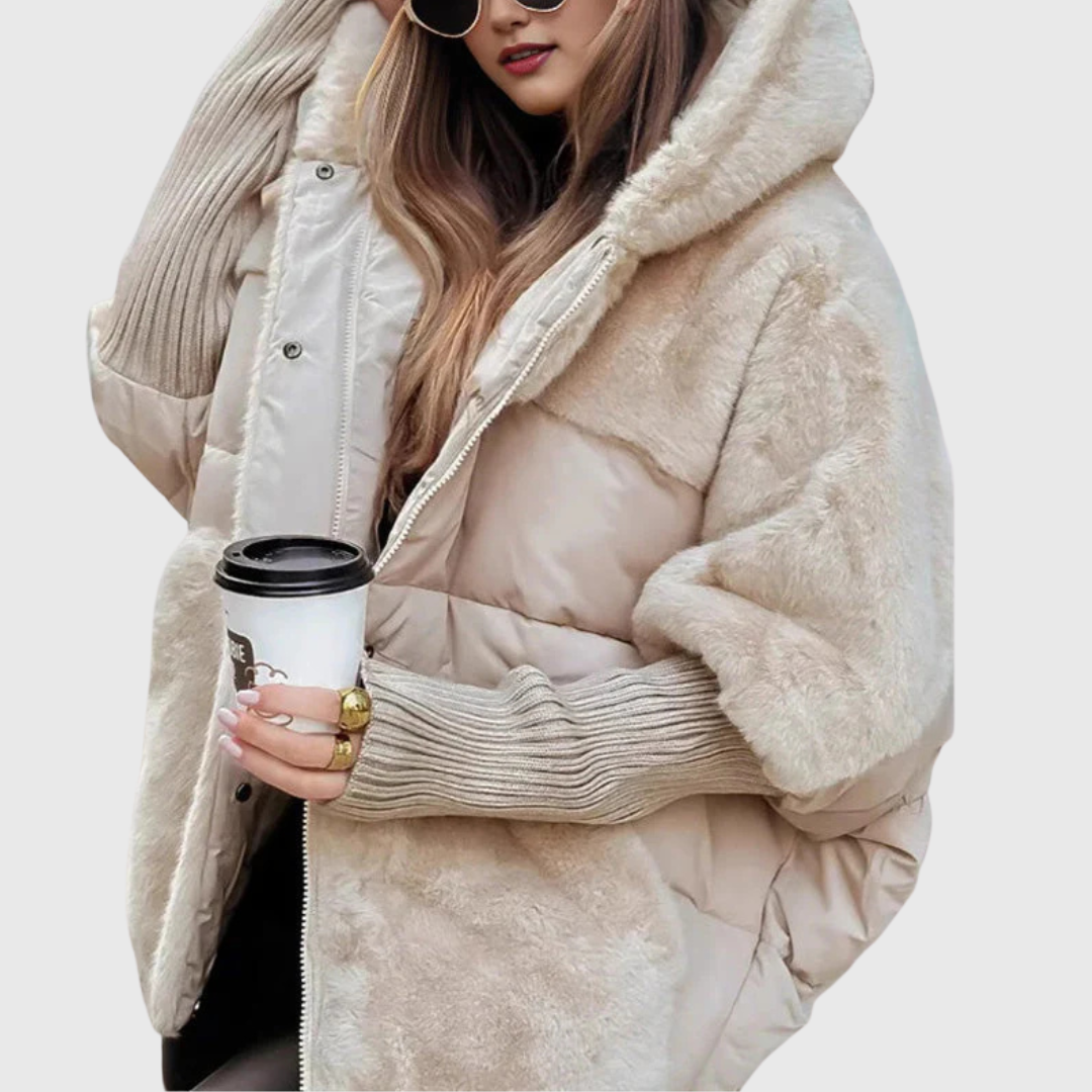 Averelle Plush Hooded Coat | Women’s Luxe Winter Warmth
