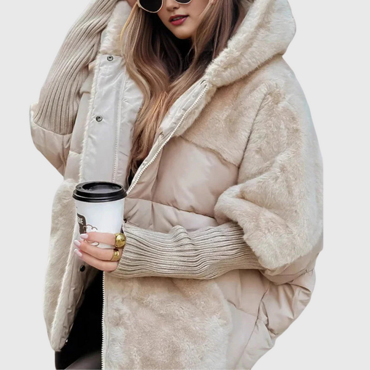 Averelle Plush Hooded Coat | Women’s Luxe Winter Warmth