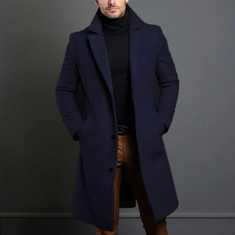 Elias Essential Overcoat | Modern Refined Style