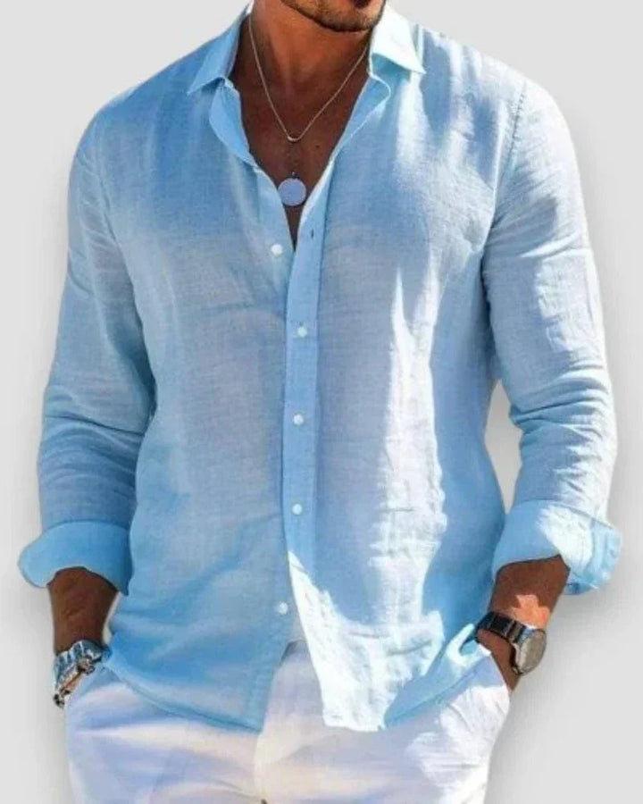 Adrian | Relaxed Coastal Button-Up Shirt