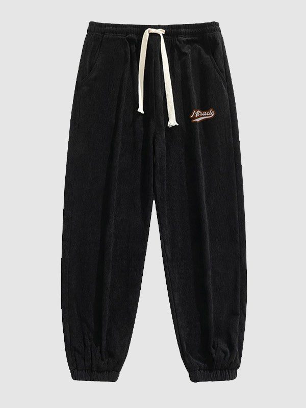 3PCS Set Men's plaid jacket velvet basic T-shirt casual pants - LXNDON