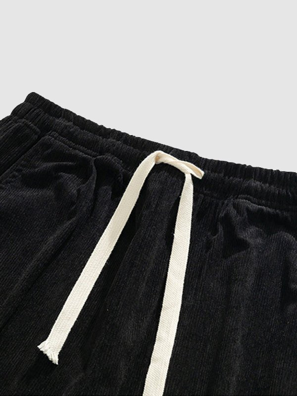 3PCS Set Men's plaid jacket velvet basic T-shirt casual pants - LXNDON