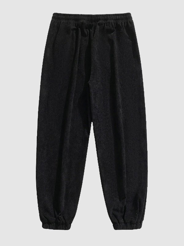 3PCS Set Men's plaid jacket velvet basic T-shirt casual pants - LXNDON