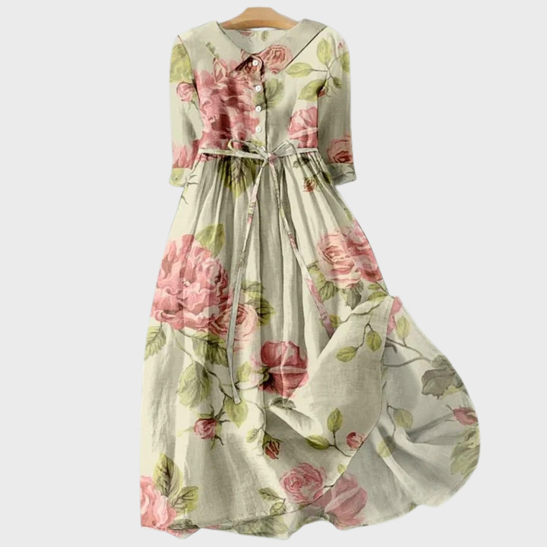 Evelyn | Effortless Flow Midi Dress