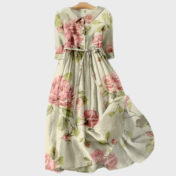 Evelyn | Effortless Flow Midi Dress