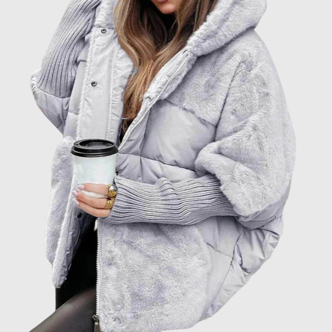 Averelle Plush Hooded Coat | Women’s Luxe Winter Warmth