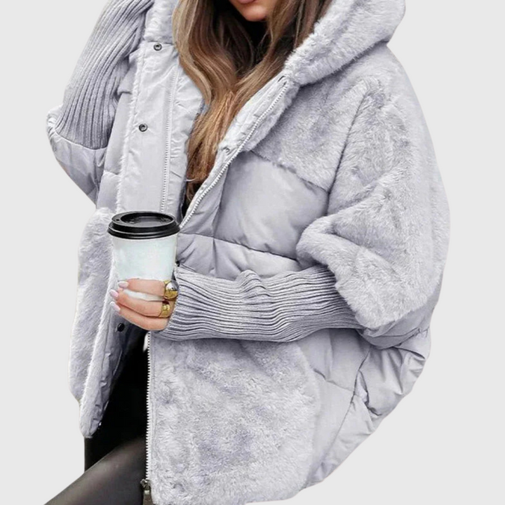 Averelle Plush Hooded Coat | Women’s Luxe Winter Warmth
