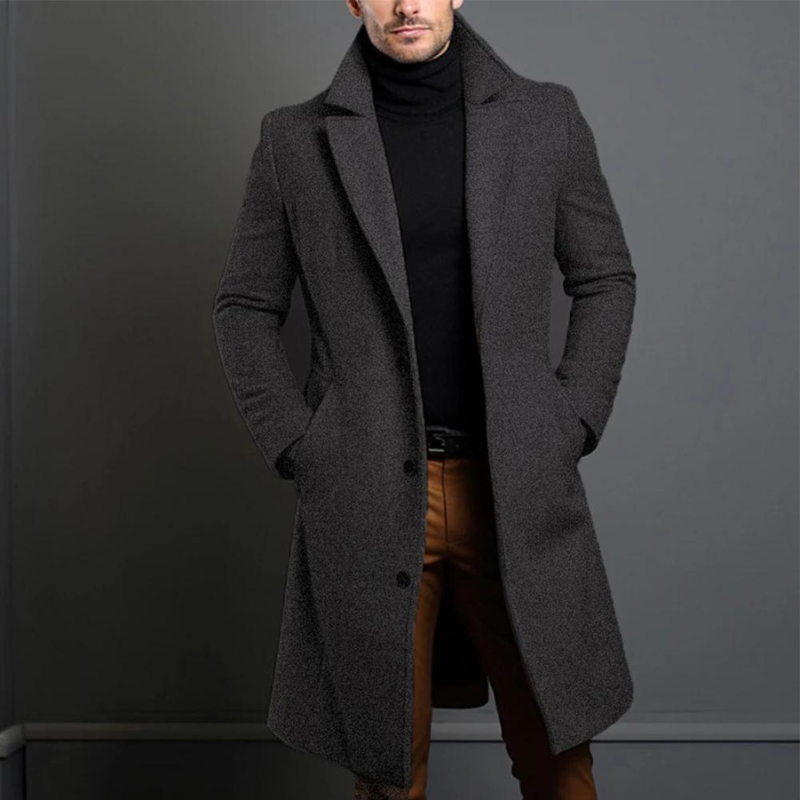 Elias Essential Overcoat | Modern Refined Style