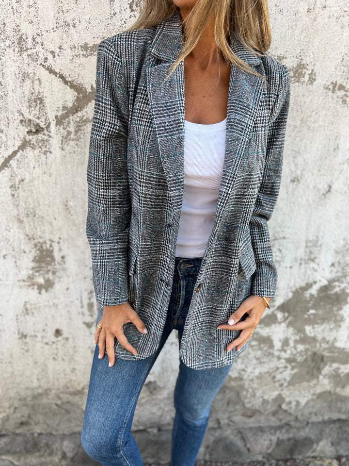 Checked Blazer | Modern Smart Layering