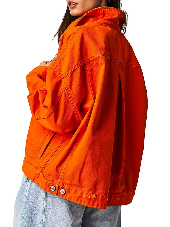 Maureline Relaxed Denim Jacket Outfit | Women’s Casual Layering Style