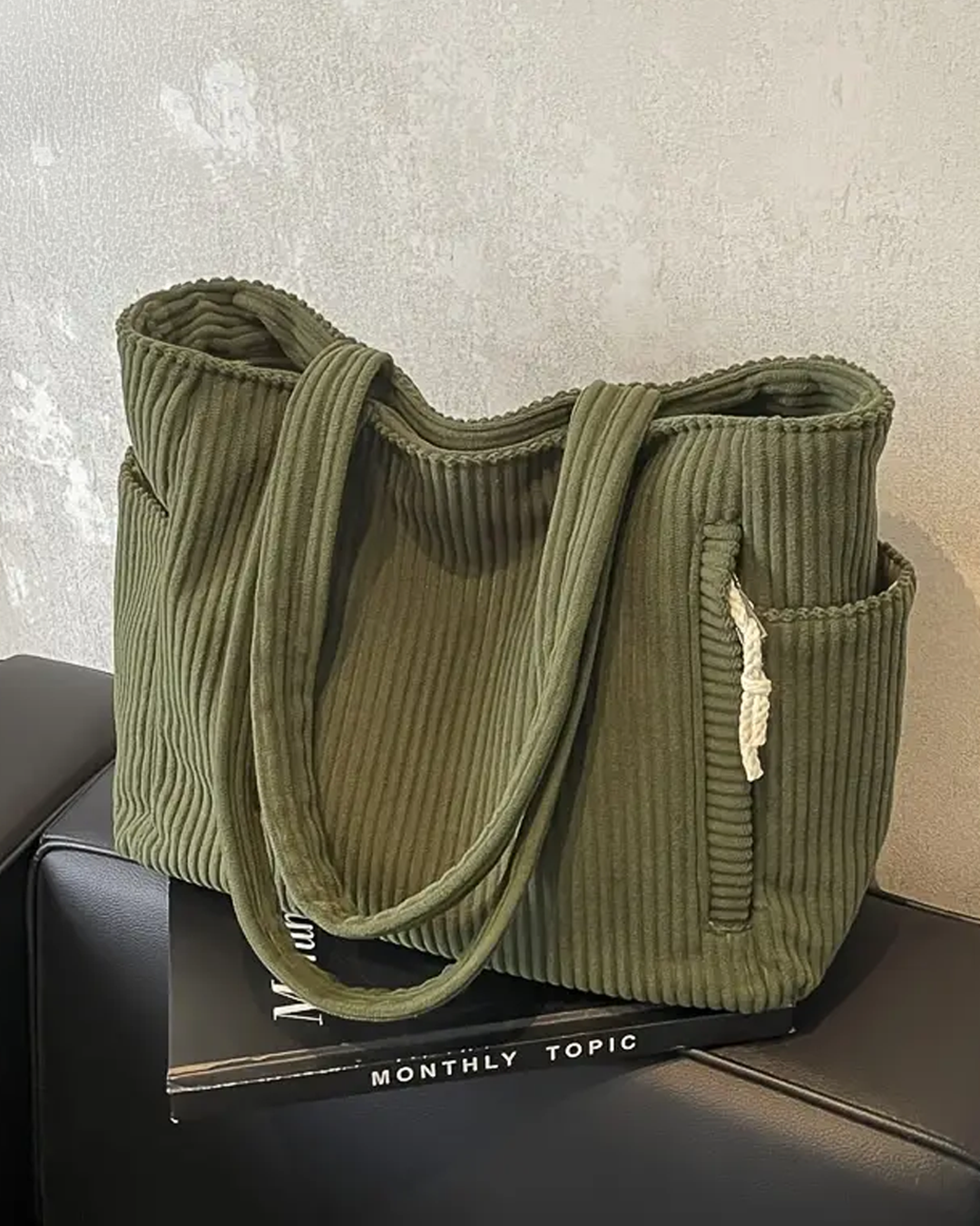 Camila | Chic Corduroy Tote Bag