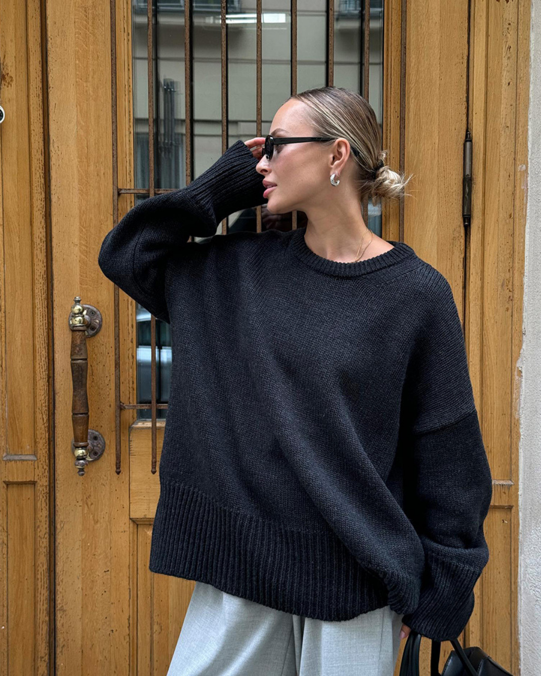Marcelline Cozy Knit Sweater | Women’s Minimalist Relaxed Knitwear