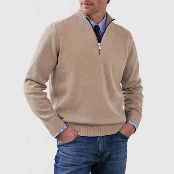 Rylan Quarter-Zip Knit Sweater | Men’s Smart Casual Layer
