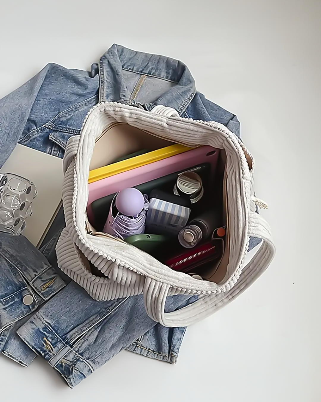 Camila | Chic Corduroy Tote Bag