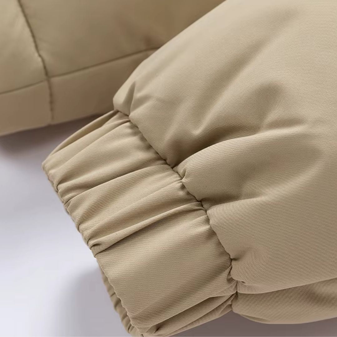 Two-Tone Hooded Puffer Jacket | Men’s Winter Wear