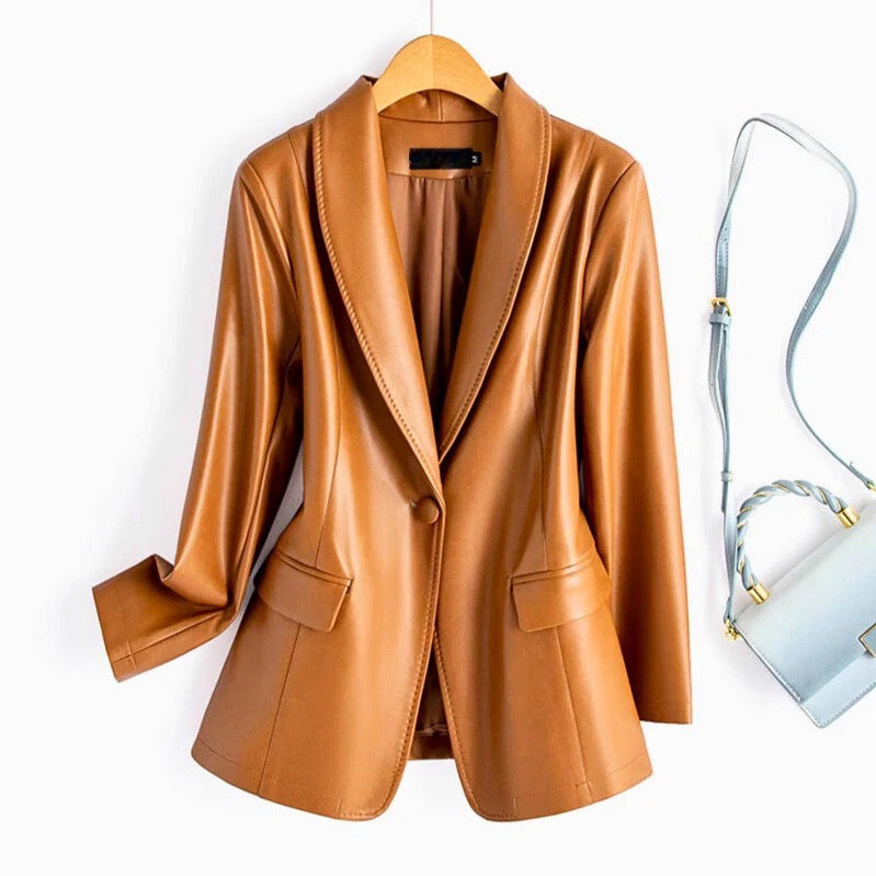 Sleek Single-Button Blazer | Elevated Statement Style