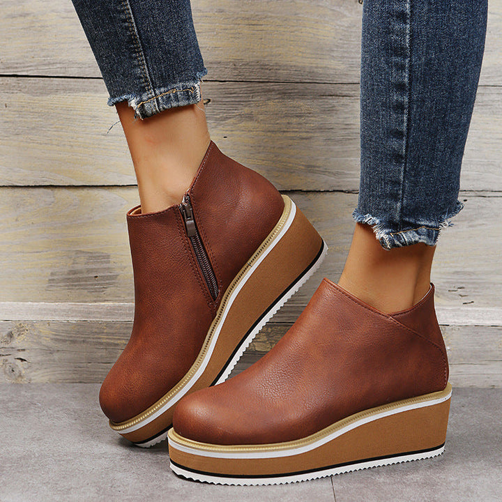 Platform Ankle Boots | Casual Chic Women’s  Outfit