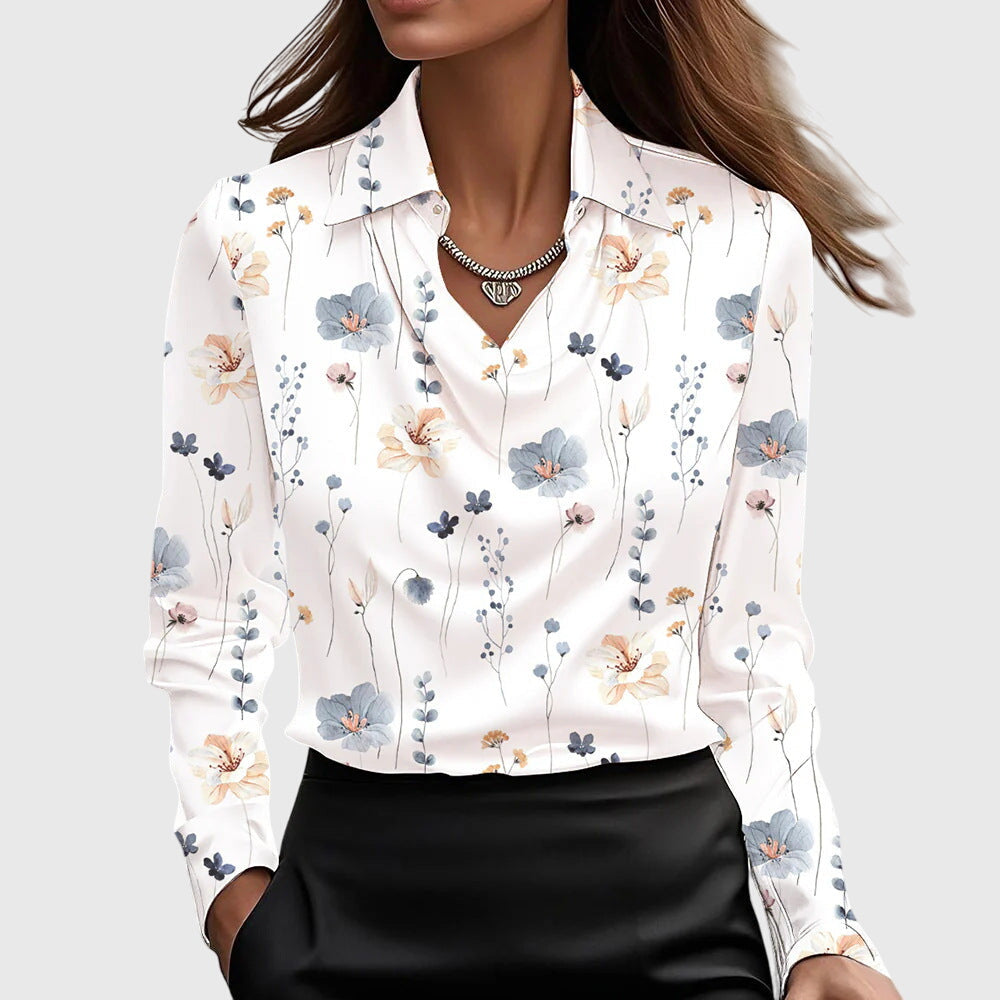 Aurora | Elegant Floral Women’s Blouse