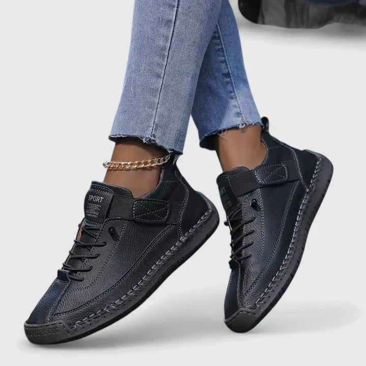 Orthopaedic Stitched Strap High-Top Sneakers